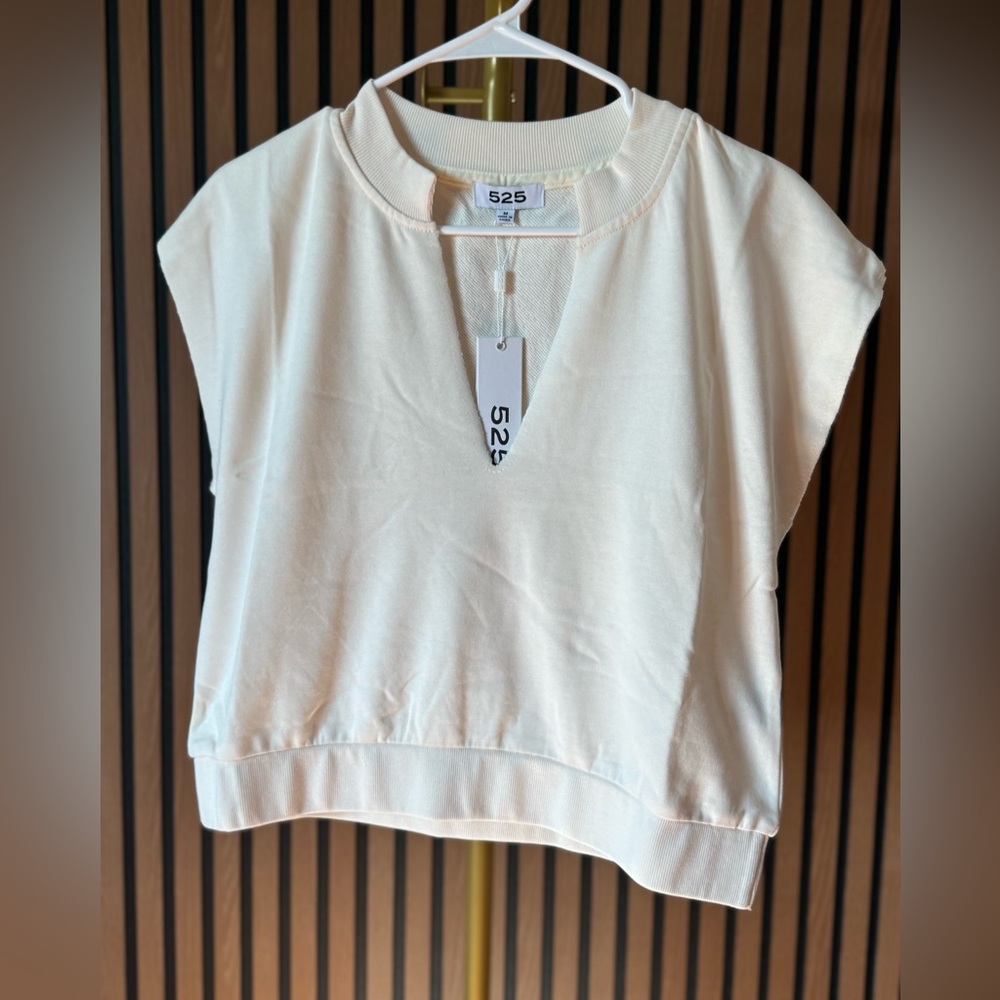 525 America Off-White Muscle Tee